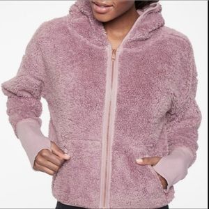Athleta Reversible Sherpa Hoodie